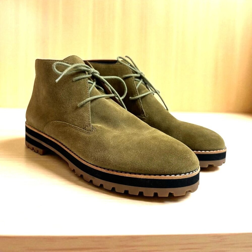 NEW Madewell The Wren Suede Boots in Olive Green Size 9.5 NWOB Casual